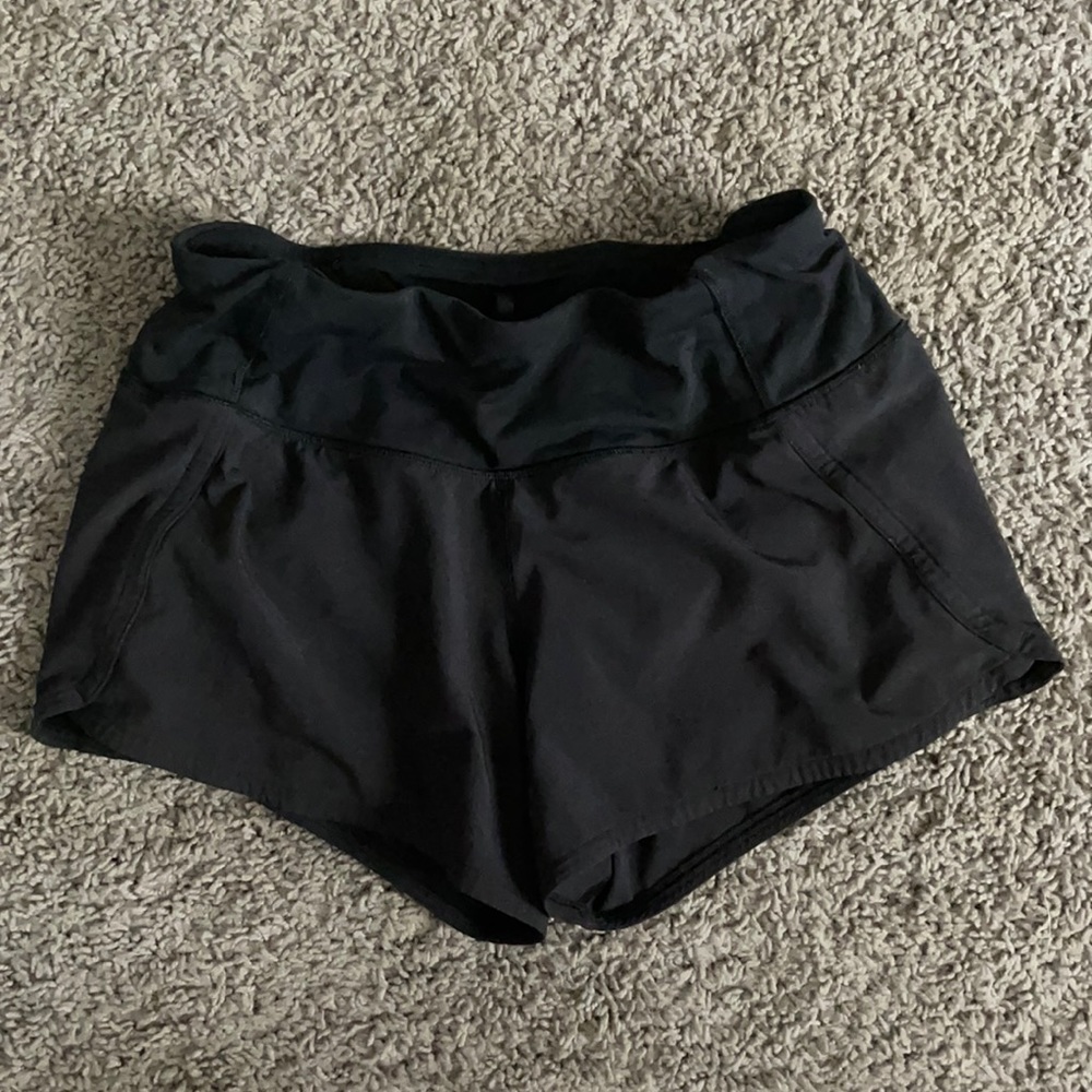 Lululemon speed up shorts size 2